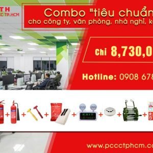 Combo phương tiện PCCC "tiêu chuẩn" cho công ty, nhà nghỉ, karaoke