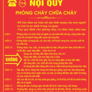 Nội quy PCCC